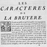 Jean de La Bruyère, préface des Caractères